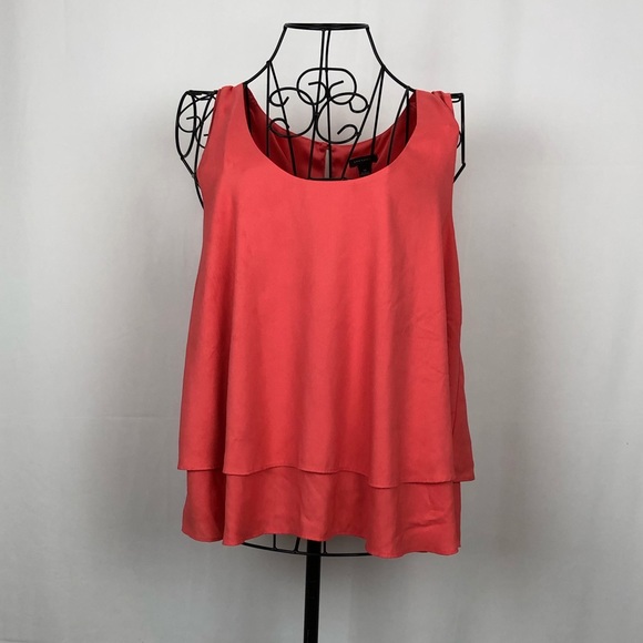 Ann Taylor Tops - Ann Taylor sleeveless sheer layered top M
